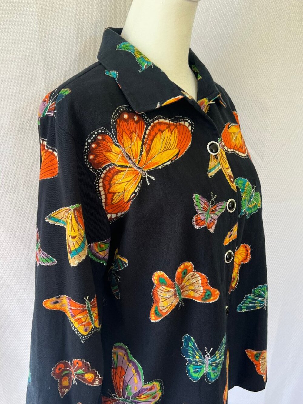 Parsley & Sage Button Front Butterfly Women's Jacket